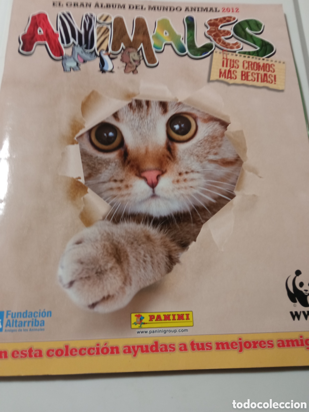 Coleccionismo &aacute;lbum: &Aacute;lbum Animales 2012. Panini - Foto 1