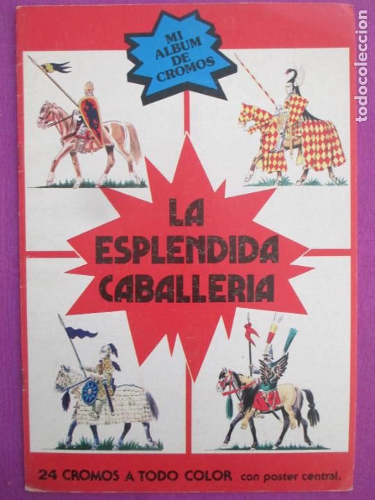 Collectionnisme Album: ALBUM CROMOS LA ESPLENDIDA CABALLERIA CON POSTER CENTRAL COMPLETO ED. NUEVA SITUACION 1979