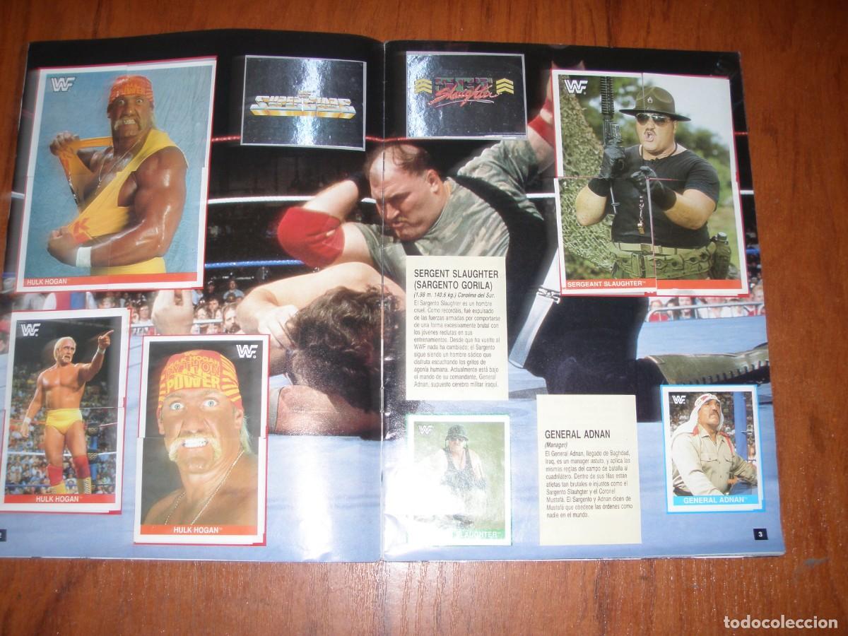 Coleccionismo &aacute;lbum: ALBUM CROMOS WWF - Foto 3