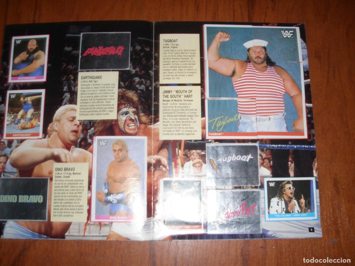 Coleccionismo &aacute;lbum: ALBUM CROMOS WWF - Foto 4
