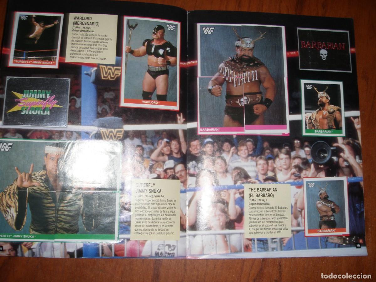 Coleccionismo &aacute;lbum: ALBUM CROMOS WWF - Foto 12