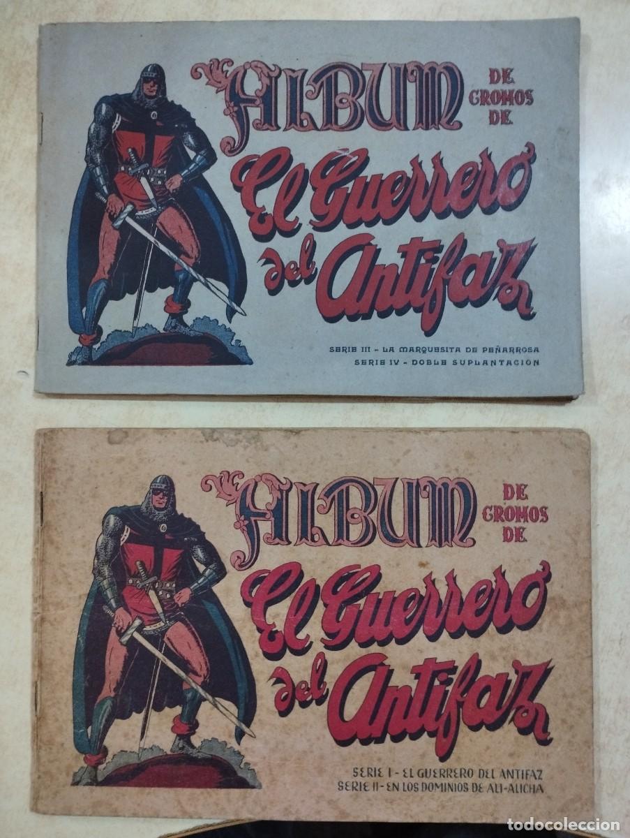 Collezionismo &Aacute;lbum: ALBUM DE CROMOS DE EL GUERRERO DEL ANTIFAZ 2 VOLS.