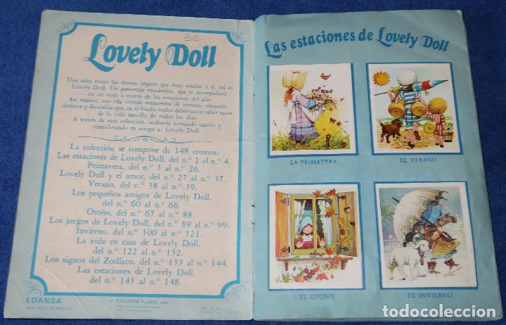 Coleccionismo &aacute;lbum: Lovely Doll - Edansa (1982) &iexcl;Completo! - Foto 2