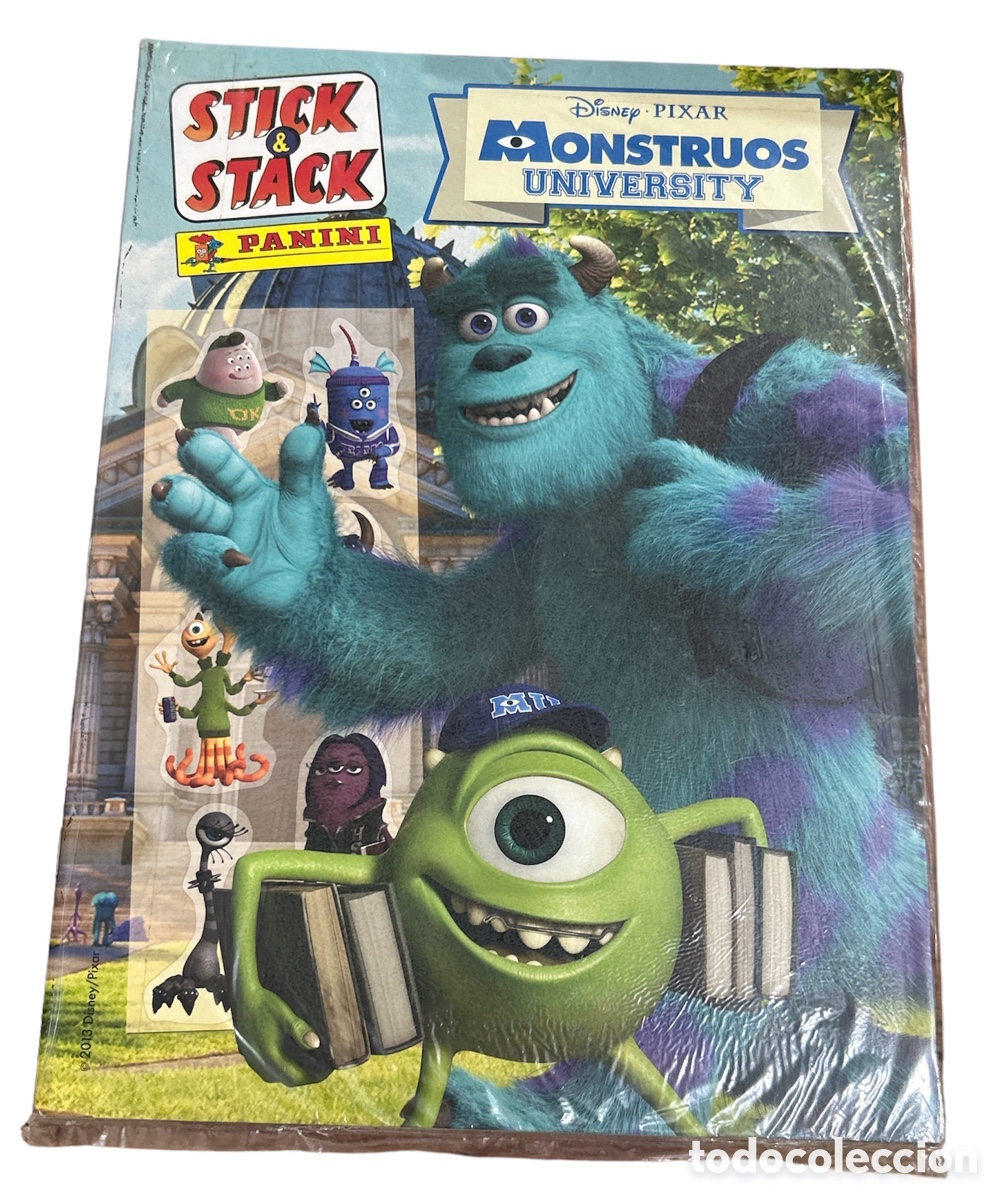 Coleccionismo &aacute;lbum: Album stick stack panini monstruos university sin abrir 2013 - Foto 1