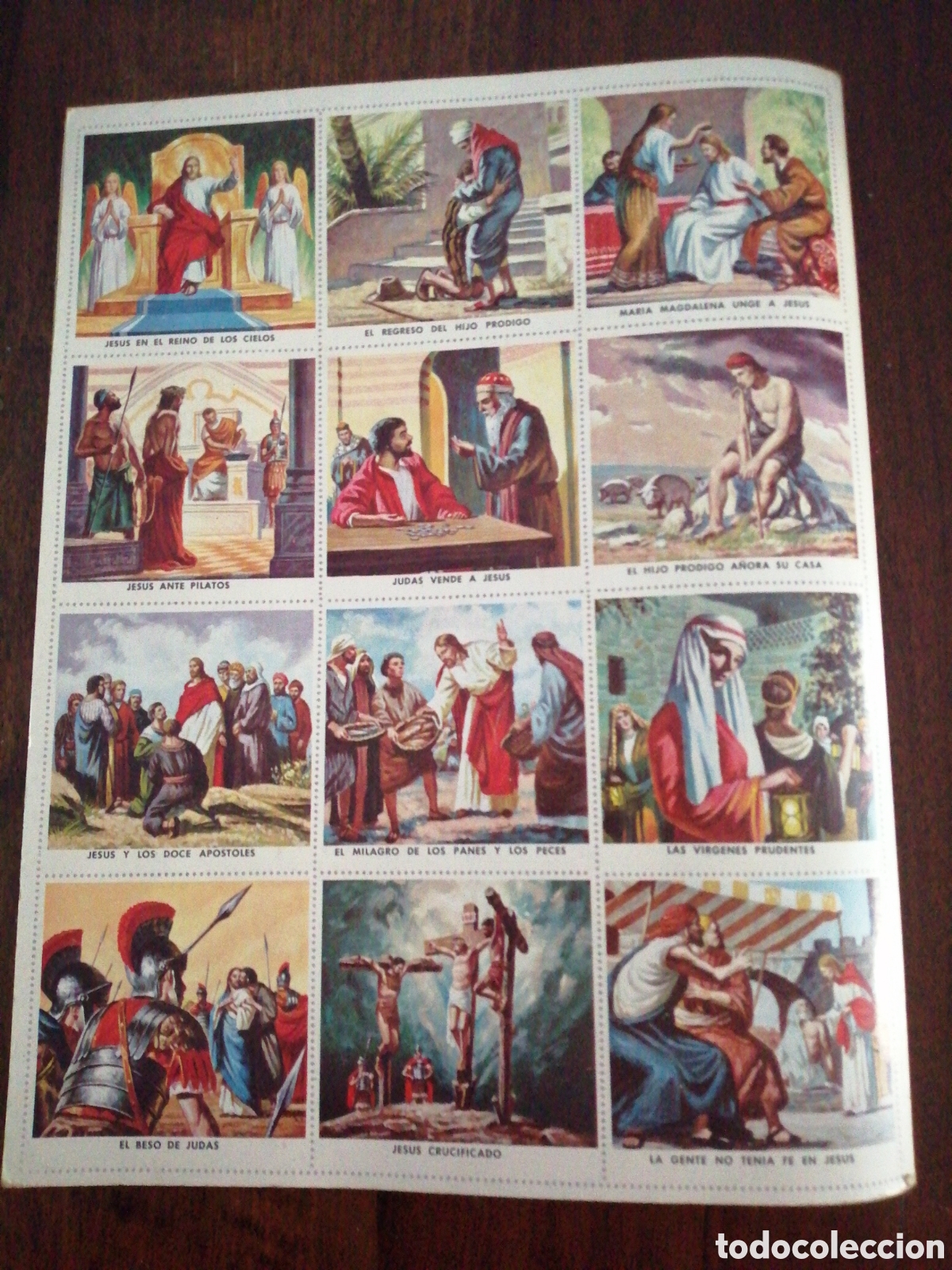 Coleccionismo &aacute;lbum: Estampas. VIDA DE JESUS - Foto 2