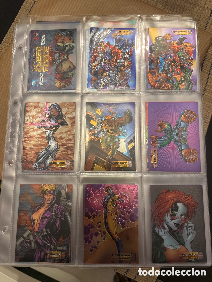 Collezionismo &Aacute;lbum: CYBER FORC&Eacute; PREMIER EDITION 72CARDS+18 CYBER OPTICS