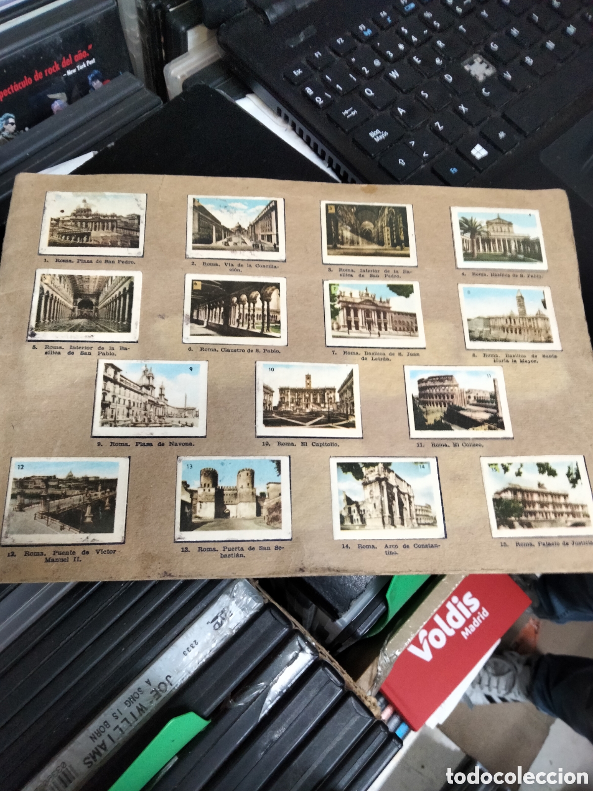 Collezionismo &Aacute;lbum: &Aacute;lbum completo 240 cromos t&oacute;mbola valenciana de caridad vistas de Italia sin portada