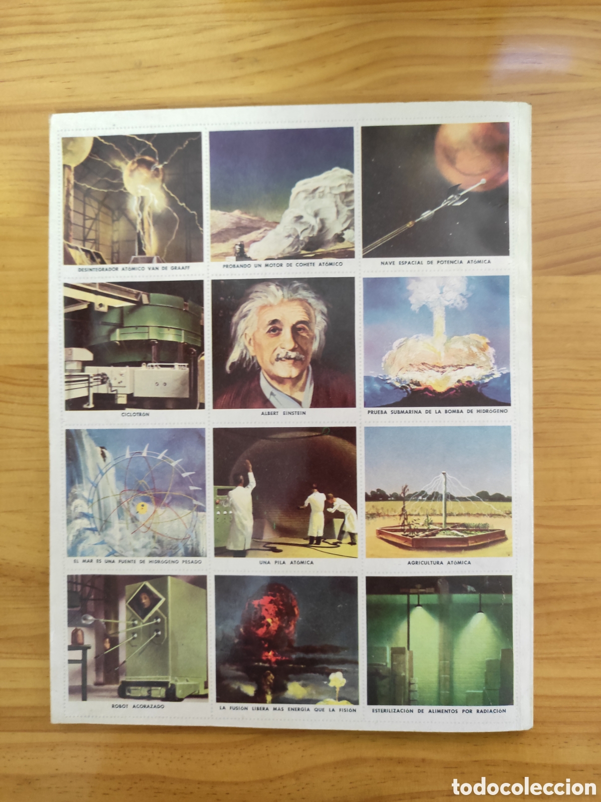 Coleccionismo &aacute;lbum: UN LIBRO DE ORO DE ESTAMPAS LA ENERG&Iacute;A AT&Oacute;MICA - Foto 5