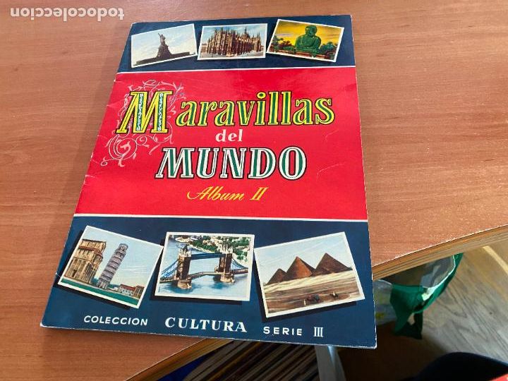 Colecionismo Caderneta: MARAVILLAS DEL MUNDO ALBUM II COLECCION CULTURA SERIE 3 ALBUM COMPLETO MENOS 3 CROMOS (COIB58)