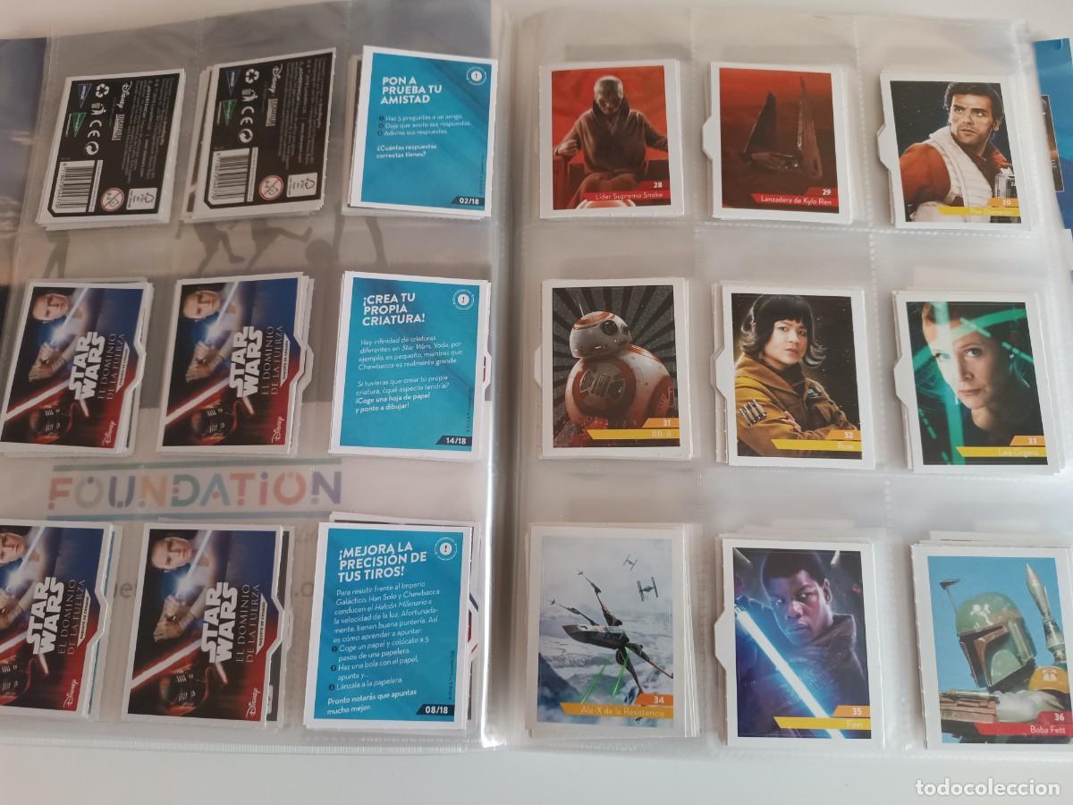 Coleccionismo &aacute;lbum: Colecci&oacute;n completa cromos Star Wars Hipercor - Foto 8