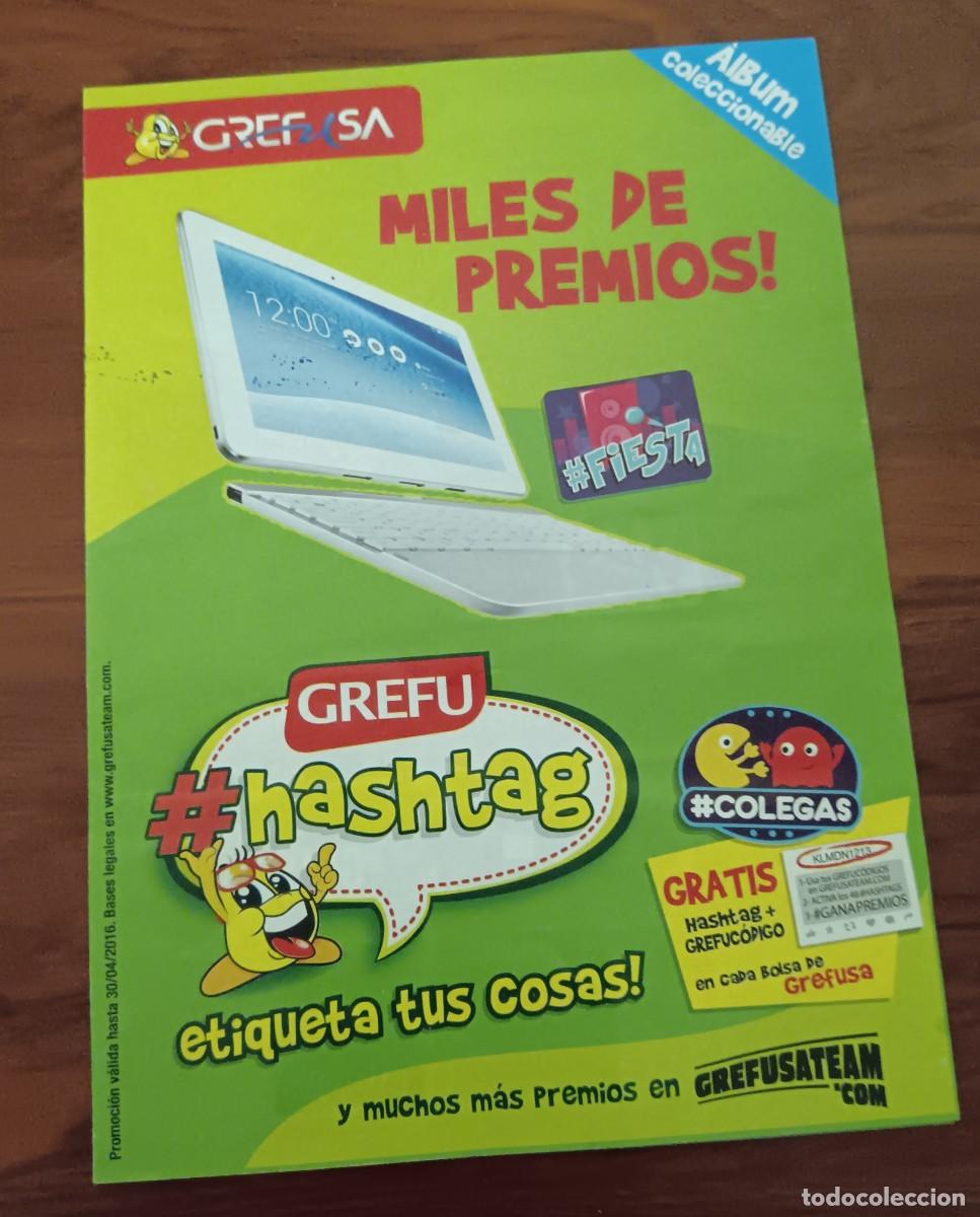 Collectionnisme Album: &Aacute;LBUM COMPLETO GREFUSA GREFU #HASHTAG 46 PEGATINAS
