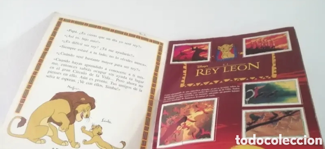 Coleccionismo &aacute;lbum: &Agrave;lbum completo El Rey Le&oacute;n Panini - Foto 2
