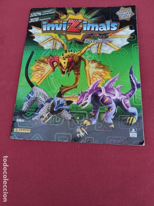 Coleccionismo &aacute;lbum: ALBUM DE CROMOS INCOMPLETO - INVIZIMALS EVOLUTION - PANINI. - Foto 1