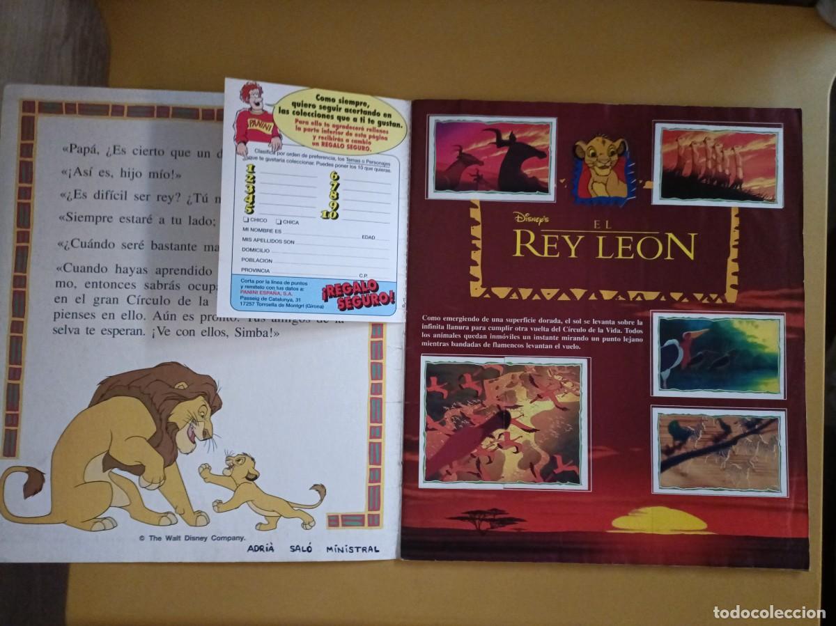 Coleccionismo &aacute;lbum: el rey leon, album completo - Foto 2