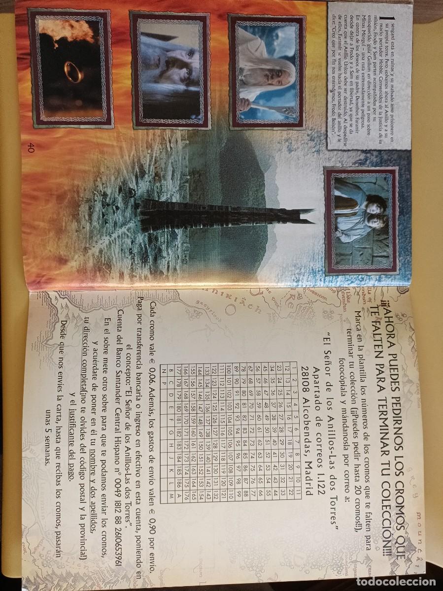 Coleccionismo &aacute;lbum: el se&ntilde;or de los anillos, las dos torres - Foto 17