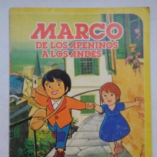 Coleccionismo Álbum: ALBUM DE CROMOS DE MARCO : DE LOS APENINOS A LOS ANDES . DANONE , 1976. COMPLETO