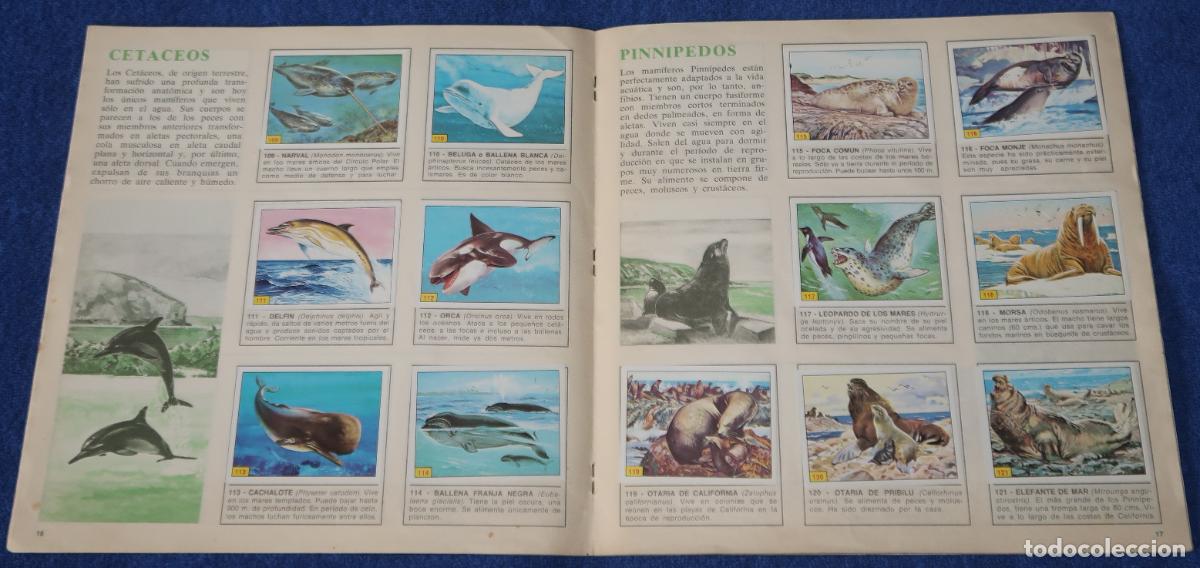 Coleccionismo &aacute;lbum: Mam&iacute;feros - Panini (1984) &iexcl;Completo! - Foto 4
