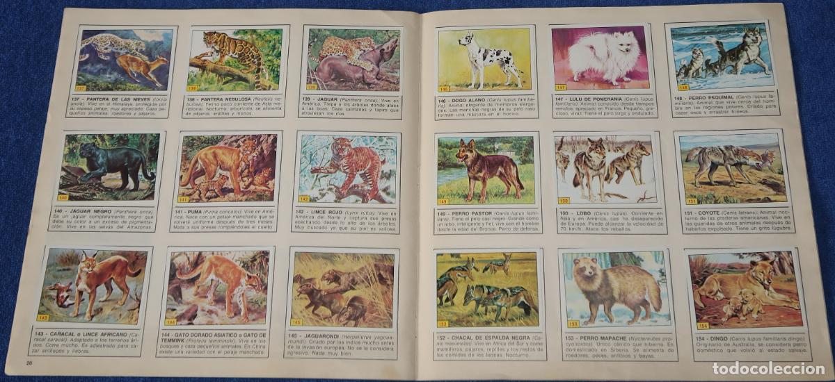 Coleccionismo &aacute;lbum: Mam&iacute;feros - Panini (1984) &iexcl;Completo! - Foto 5