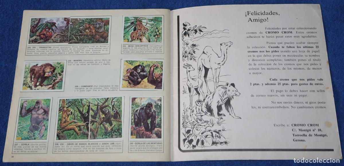 Coleccionismo &aacute;lbum: Mam&iacute;feros - Panini (1984) &iexcl;Completo! - Foto 7