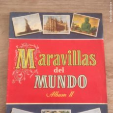 Coleccionismo Álbum: MARAVILLAS DEL MUNDO II BRUGUERA DANONE ALBUM DE CROMOS COMPLETO