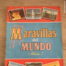 Coleccionismo Álbum: MARAVILLAS DEL MUNDO I BRUGUERA DANONE ALBUM DE CROMOS COMPLETO MUY BUEN ESTADO