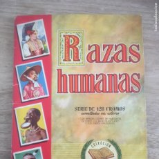 Coleccionismo Álbum: RAZAS HUMANAS BRUGUERA ALBUM DE CROMOS COMPLETO MUY BUEN ESTADO