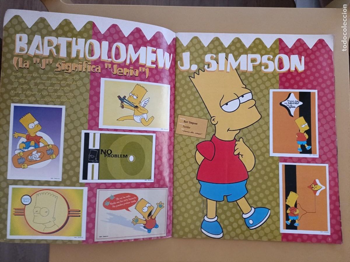 Coleccionismo &aacute;lbum: the simpsons, completo - Foto 2