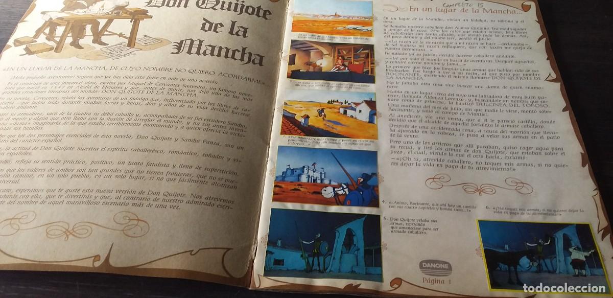Coleccionismo &aacute;lbum: DON QUIJOTE DE LA MANCHA - DANONE - COMPLETO - Foto 2