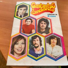Coleccionismo Álbum: CANTANTES Y CANCIONES ALBUM ESTE CON 79 CROMOS DE 96 (COIB234)