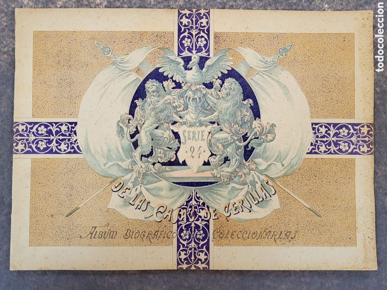 Coleccionismo &Aacute;lbum: ALBUM BIOGRAFICO CAJAS DE CERILLAS, SERIE 24 , 75 CROMOS , COMPLETO