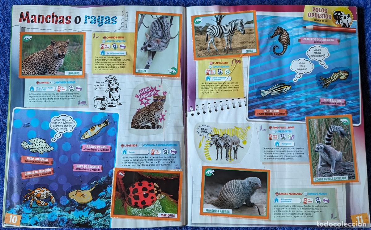 Coleccionismo &aacute;lbum: Animales - Panini (2012) &iexcl;Completo e impecable! - Foto 4