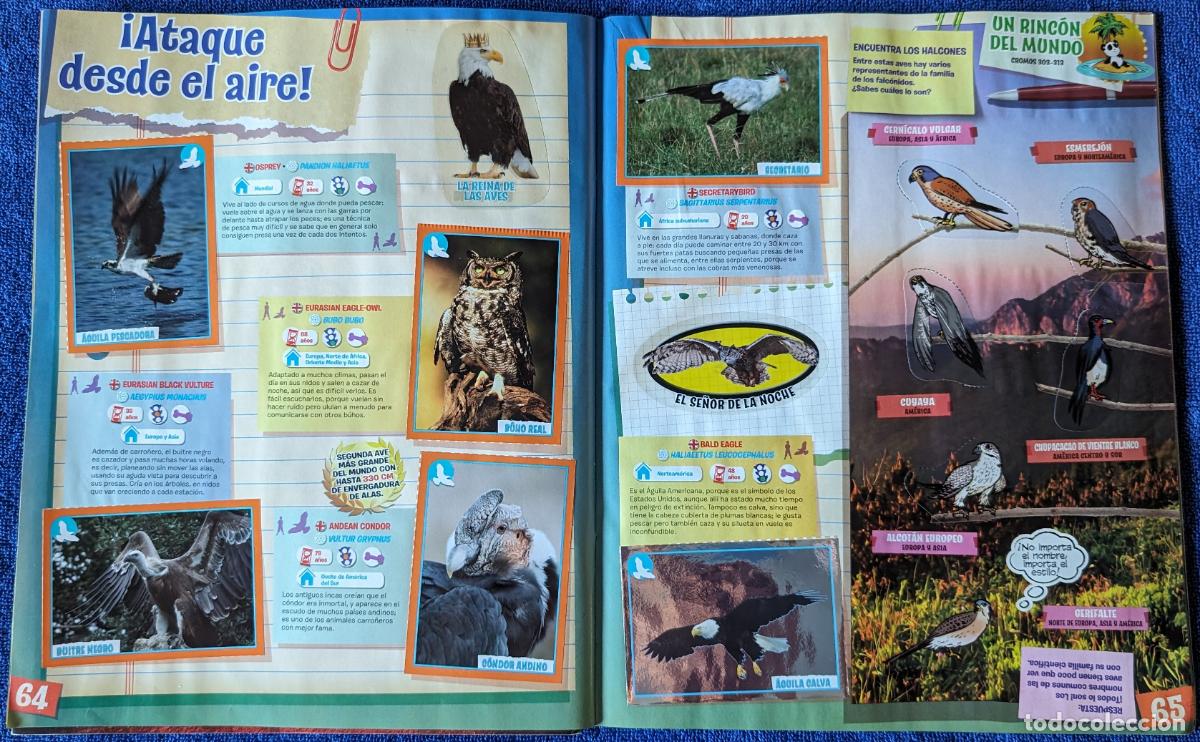 Coleccionismo &aacute;lbum: Animales - Panini (2012) &iexcl;Completo e impecable! - Foto 10