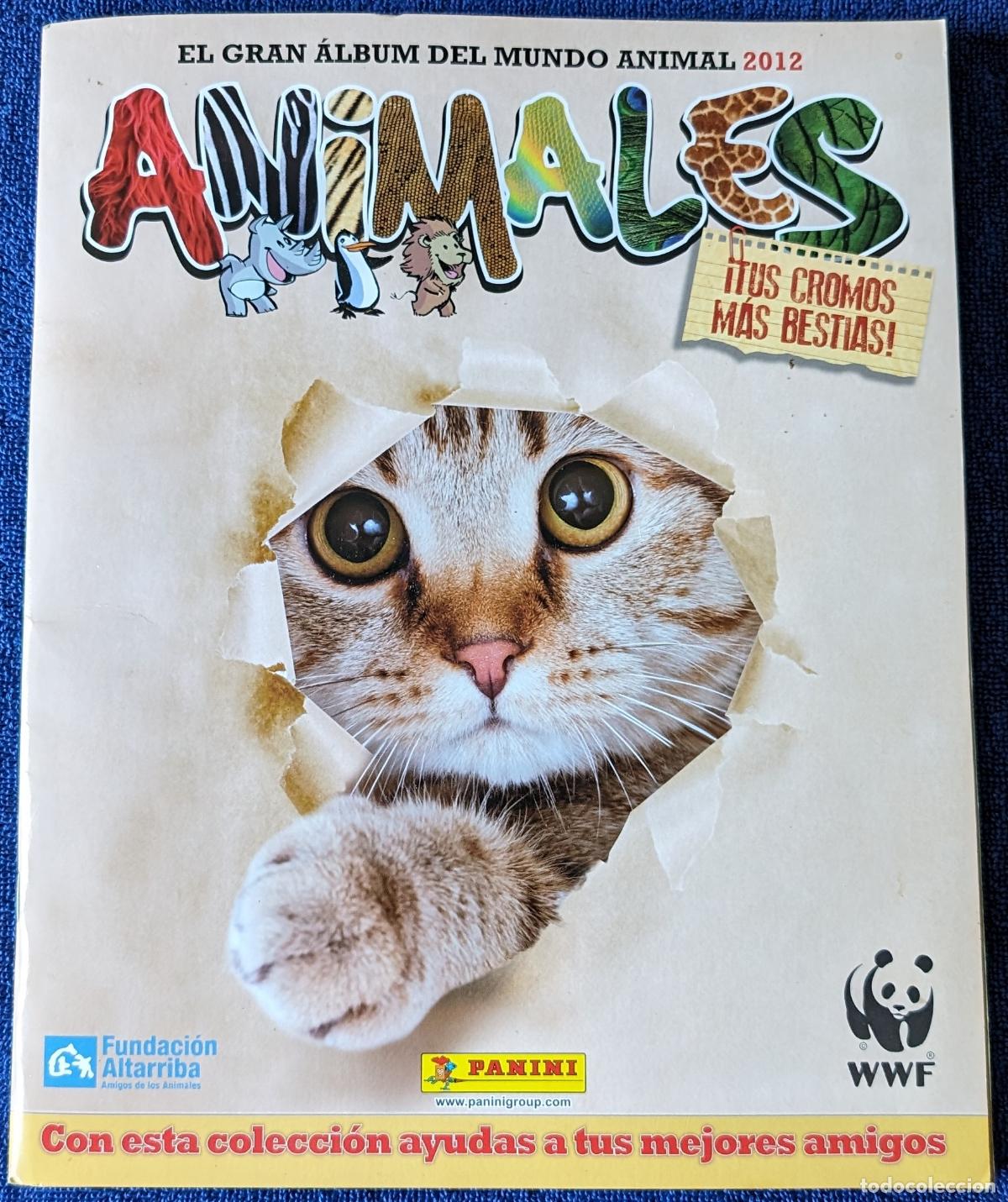 Coleccionismo &aacute;lbum: Animales - Panini (2012) &iexcl;Completo e impecable! - Foto 1