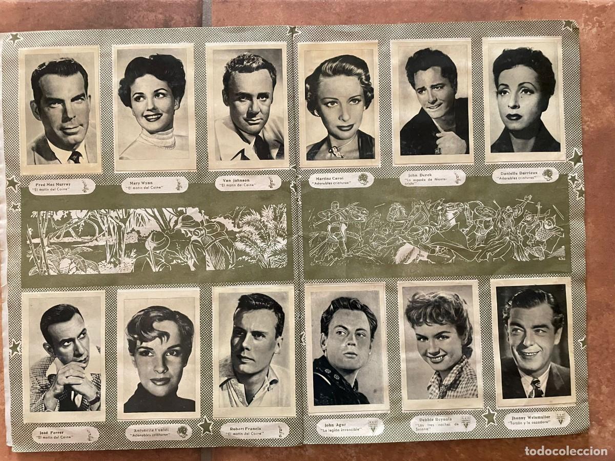 Coleccionismo &aacute;lbum: ESTRELLAS DE LA PANTALLA 1955 COMPLETO - Foto 3