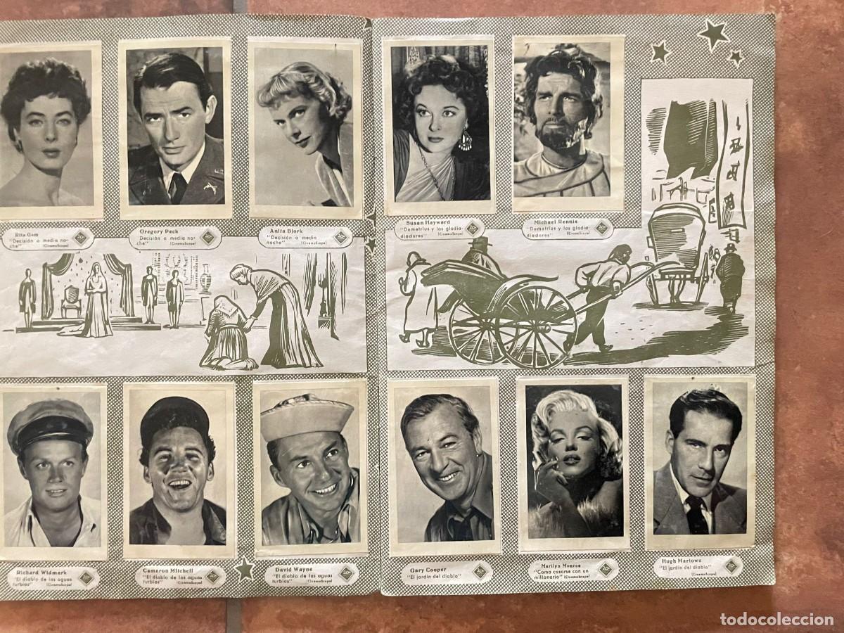Coleccionismo &aacute;lbum: ESTRELLAS DE LA PANTALLA 1955 COMPLETO - Foto 4