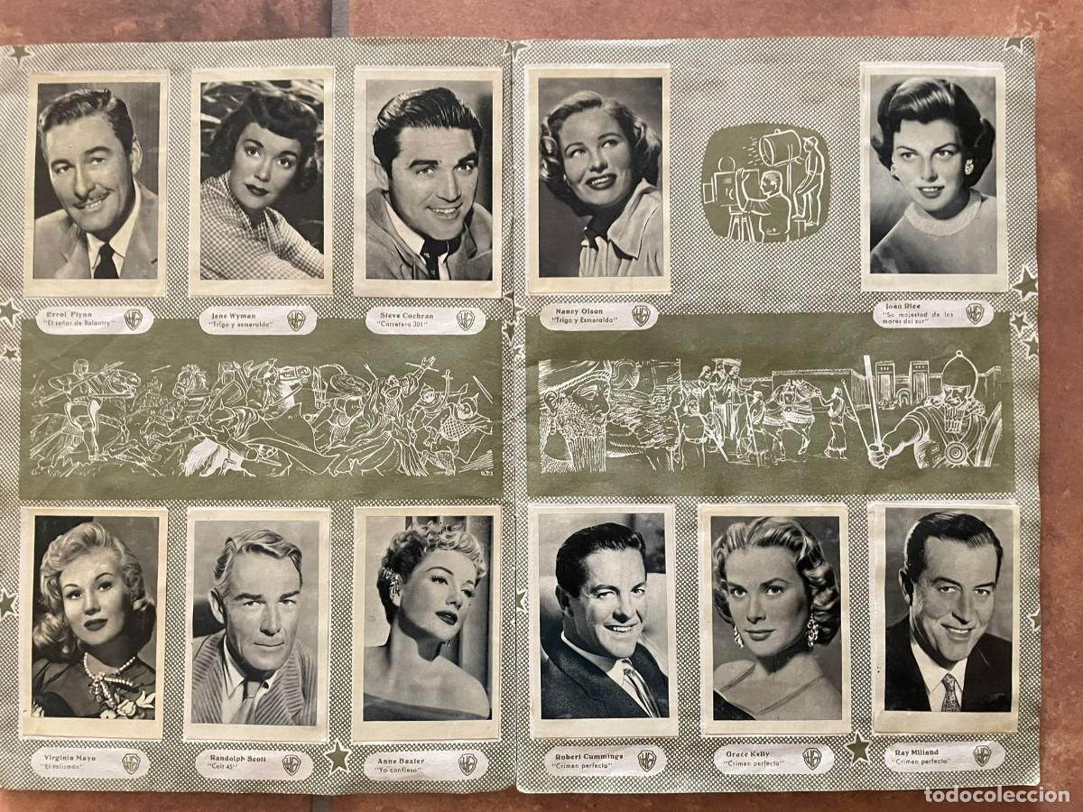 Coleccionismo &aacute;lbum: ESTRELLAS DE LA PANTALLA 1955 COMPLETO - Foto 5
