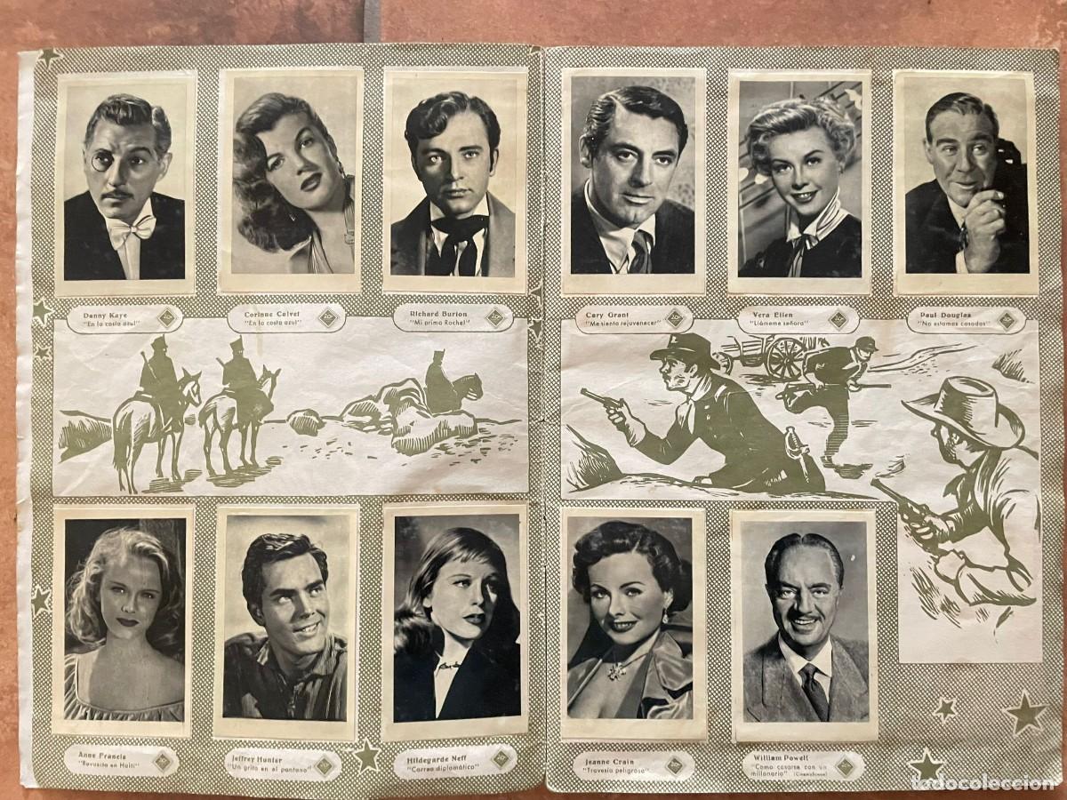 Coleccionismo &aacute;lbum: ESTRELLAS DE LA PANTALLA 1955 COMPLETO - Foto 6
