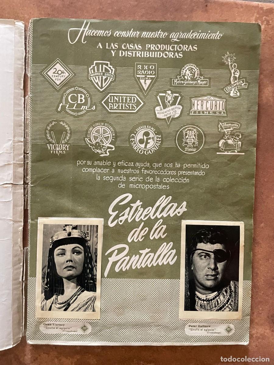 Coleccionismo &aacute;lbum: ESTRELLAS DE LA PANTALLA 1955 COMPLETO - Foto 7