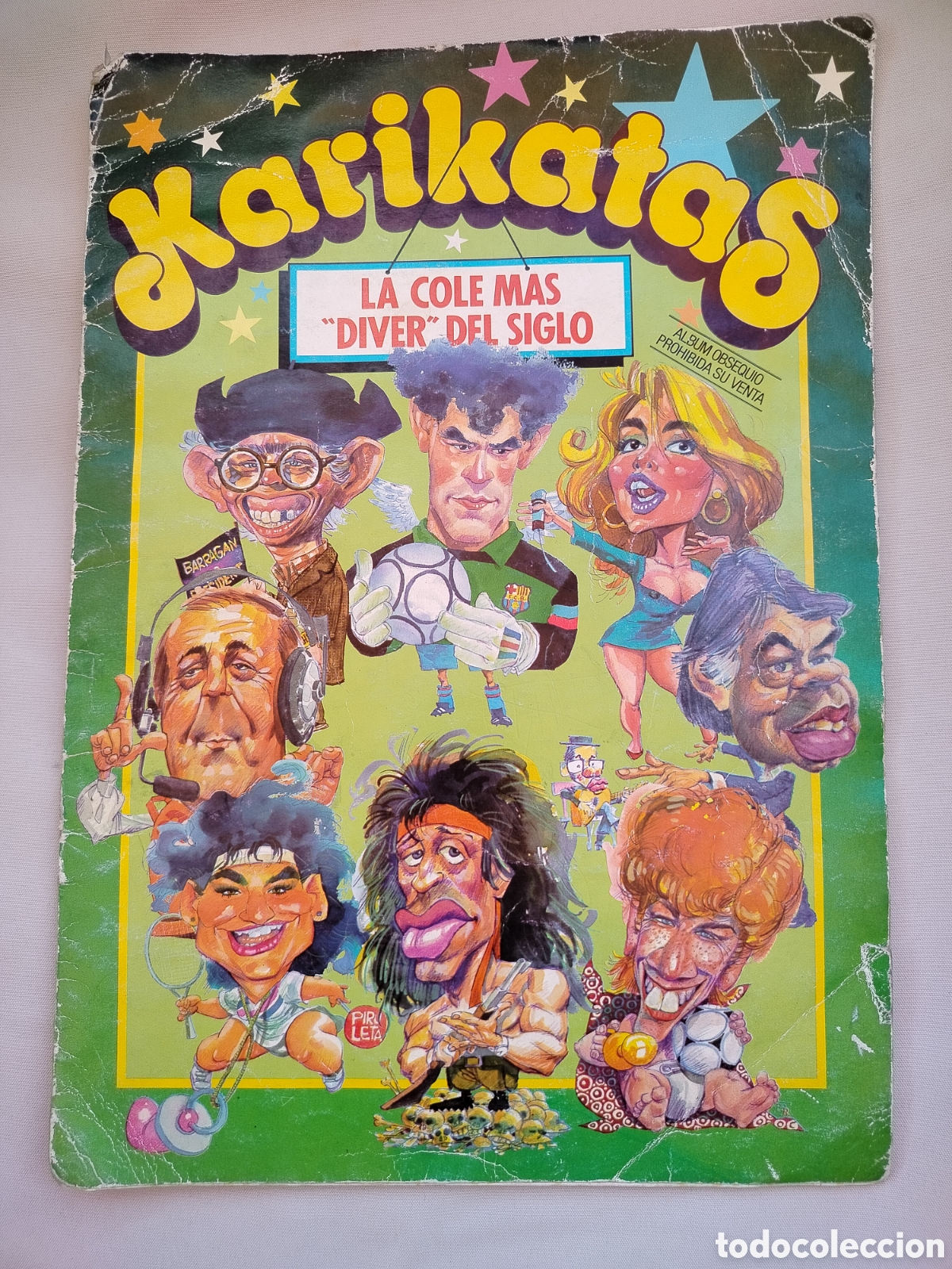 Coleccionismo &aacute;lbum: Album Cromos Karikatas Completo - Foto 1