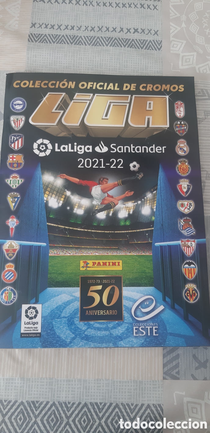 Colecionismo Caderneta: ALBUM COMPLETO PANINI LIGA ESTE 2021/2022 21/22 EN PERFECTO ESTADO