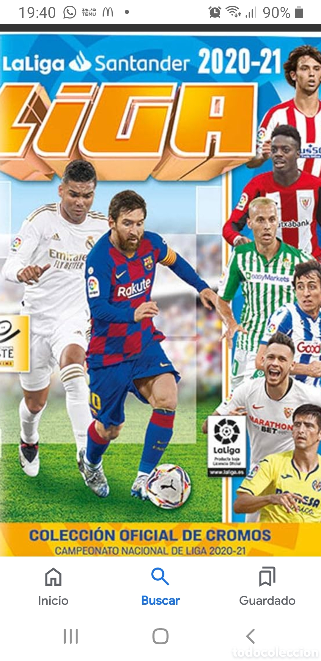 Colecionismo Caderneta: ALBUM COMPLETO PANINI LIGA SANTANDER ESTE 2020/2021 20/21 EN PERFECTO ESTADO