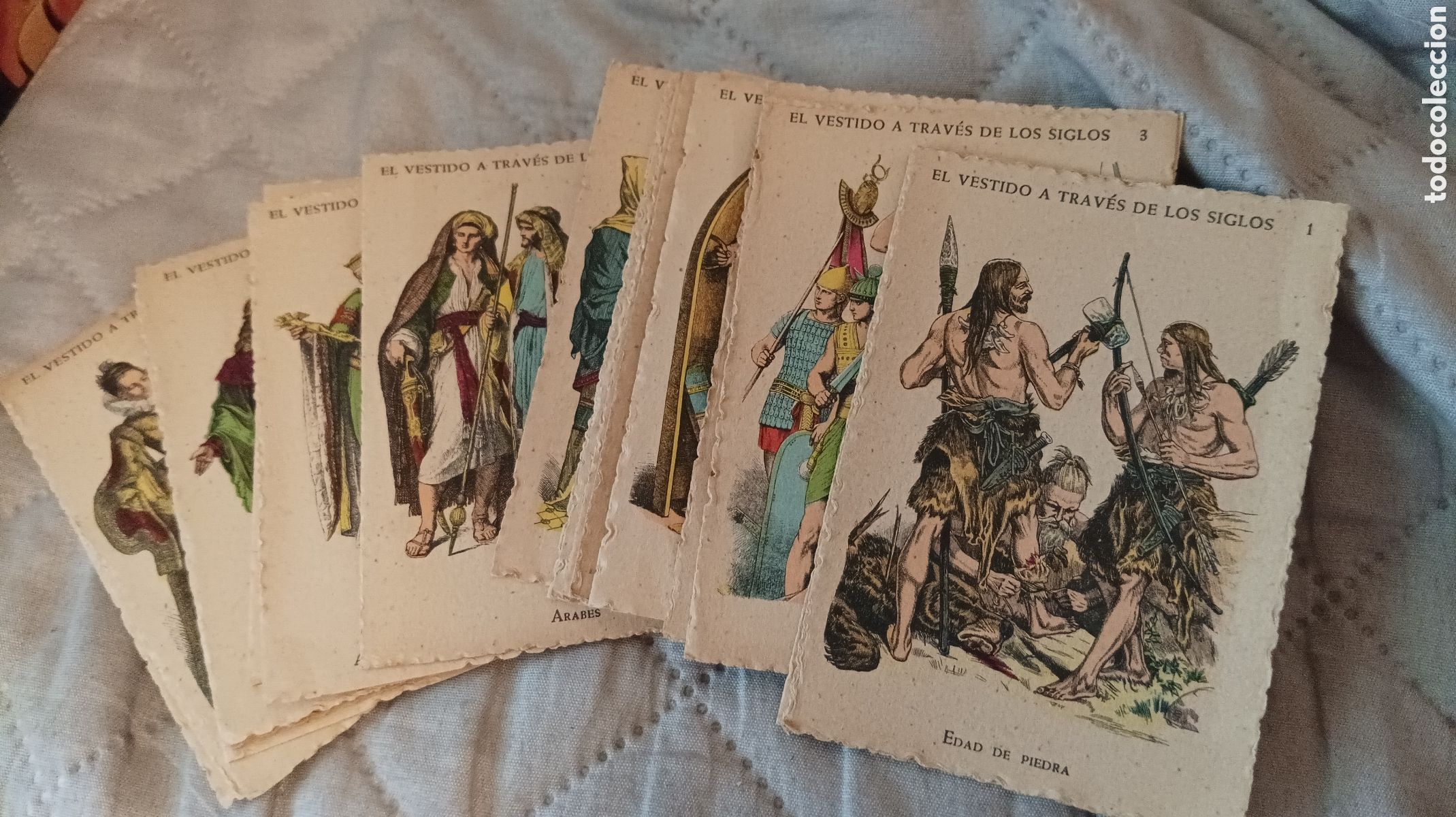 Collectionnisme Album: El vestido a trav&eacute;s de la historia chocolates Riera completa 24 cromos