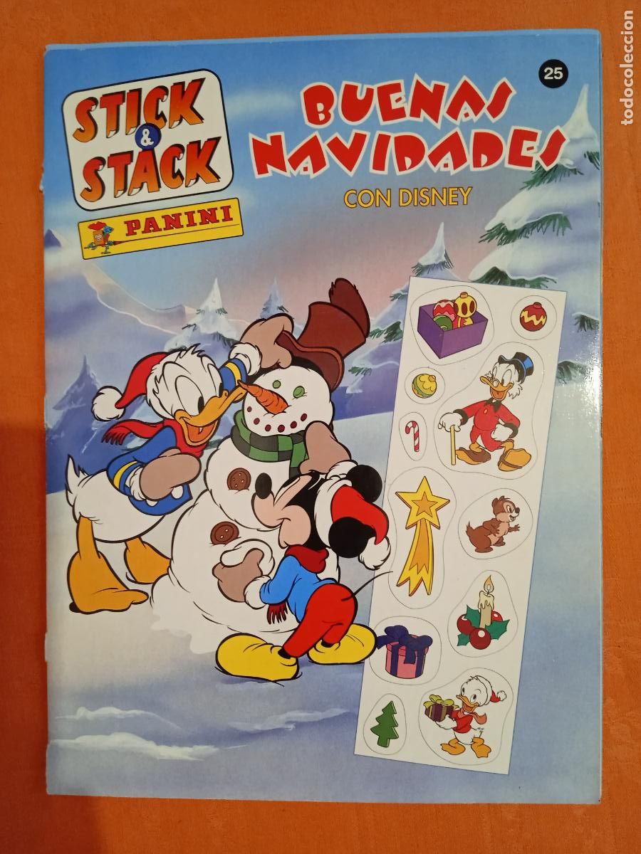 Collectionnisme Album: ALB&Uacute;M - STICK & STACK - BUENAS NAVIDADES CON DISNEY - PANINI