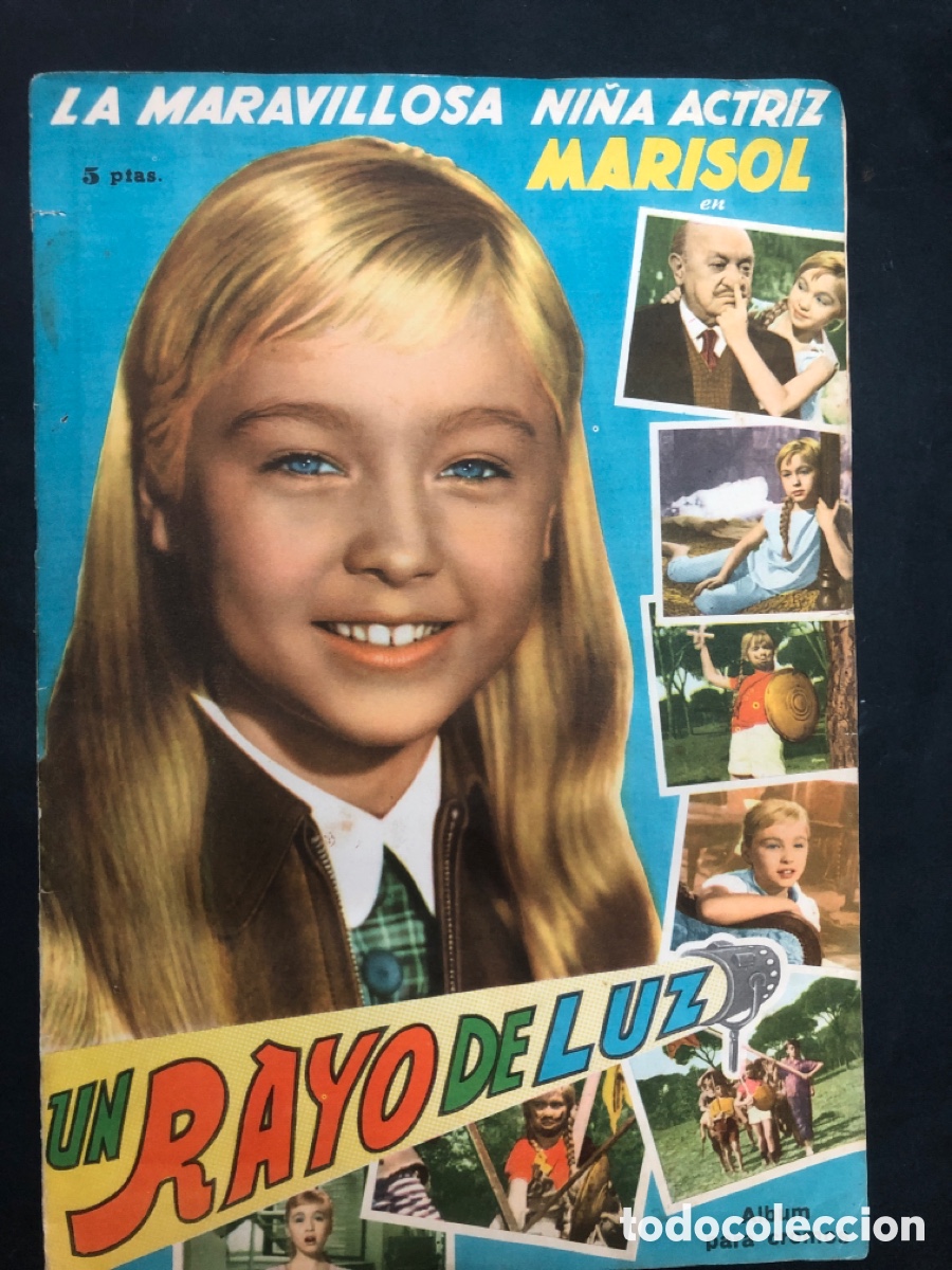 album cromos completo pelicula marisol un rayo - Compra venta en  todocoleccion