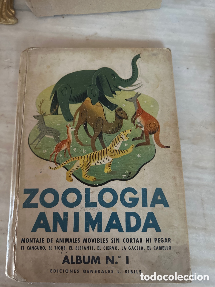 Colecionismo Caderneta: Zoologia animada &aacute;lbum n&uacute;mero 1