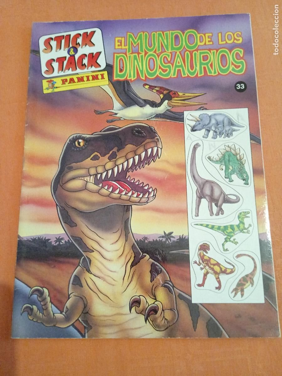 Coleccionismo &aacute;lbum: ALB&Uacute;M - STICK & STACK - EL MUNDO DE LOS DINOSAURIOS - PANINI - Foto 1