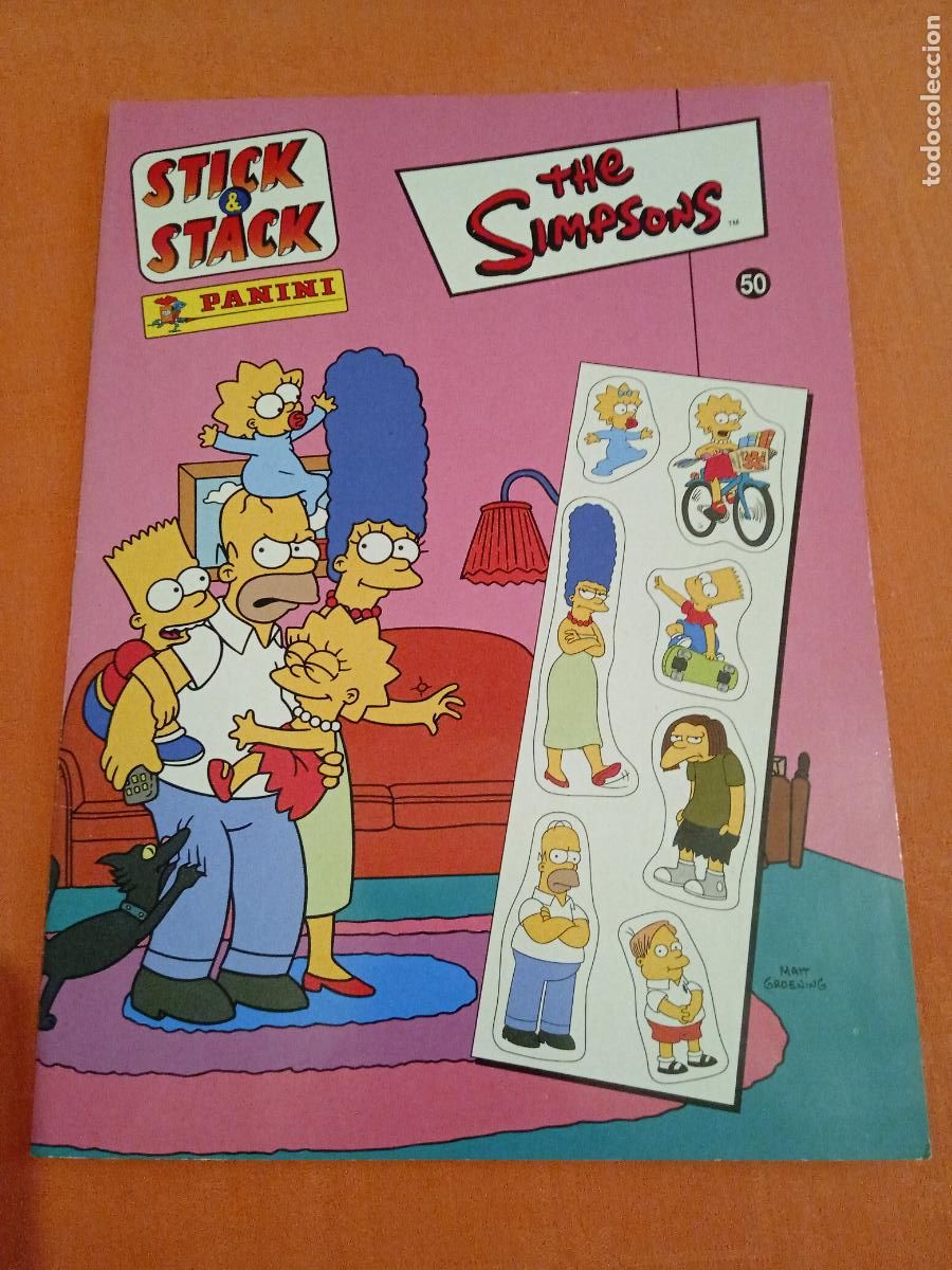 Coleccionismo &aacute;lbum: ALB&Uacute;M - STICK & STACK - THE SIMPSONS - PANINI - Foto 1