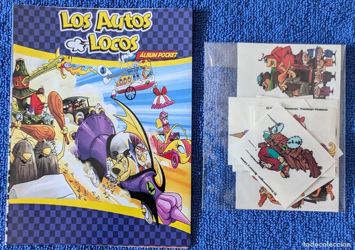 Coleccionismo &aacute;lbum: Los Autos Locos - Album Pocket - Hanna-Barbera Productions &iexcl;Colecci&oacute;n completa sin pegar!