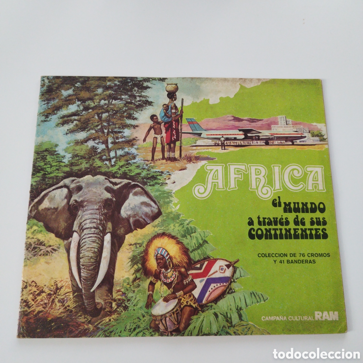 Collectable Albums: ALBUM CROMOS / COMPLETO / EL MUNDO A TRAVES DE SUS CONTINENTES / AFRICA / TOTALMENTE COMPLETO