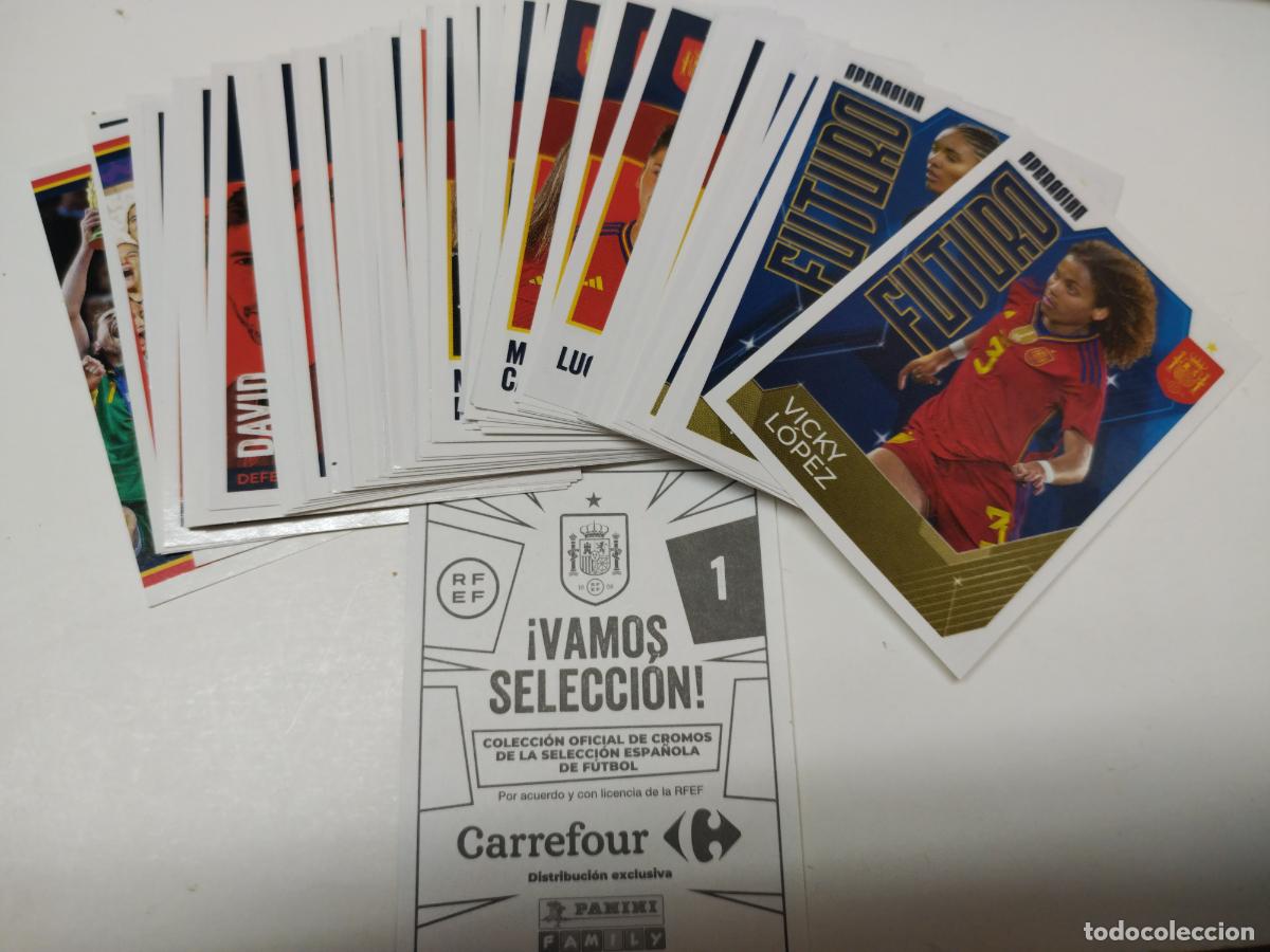 Sammeln Sammelalbum: COLECCION COMPLETA SIN PEGAR DEL CARREFOUR ( 2024 ) VAMOS SELECCION EUROCOPA/2024